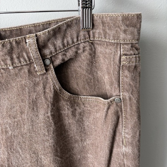 Trust Jeans Mens 42x32 Classic Loose Baggy Fit Wide Leg 90s Skater Grunge Y2K - Picture 6 of 11